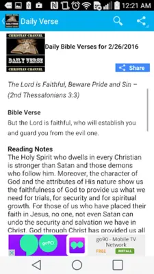 Chronological Bible Study android App screenshot 1